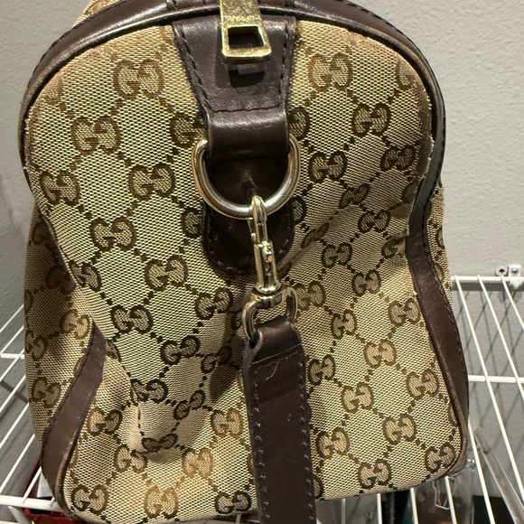 Authentic Gucci Ophidia medium bag top handles and leather strap - Picture 3 of 14